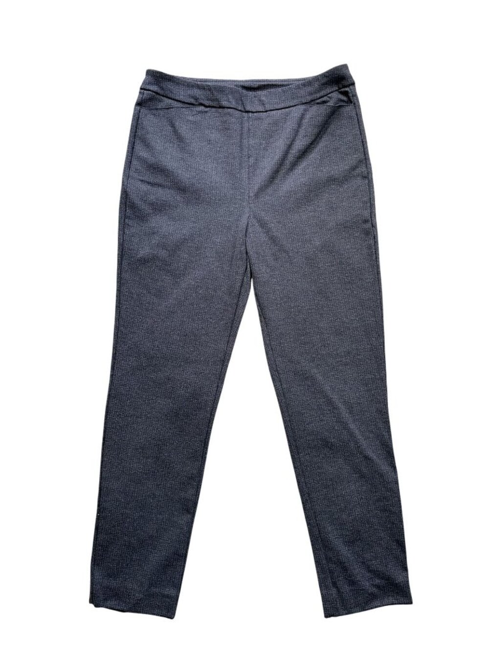 Ministry of Supply Women's Fusion Striaght Leg Pant M Gray Microcheck